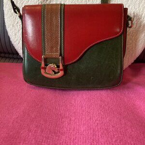 Enrico Vintage Multicolor Leather saddle Crossbody Bag. For the cowgirl in you.